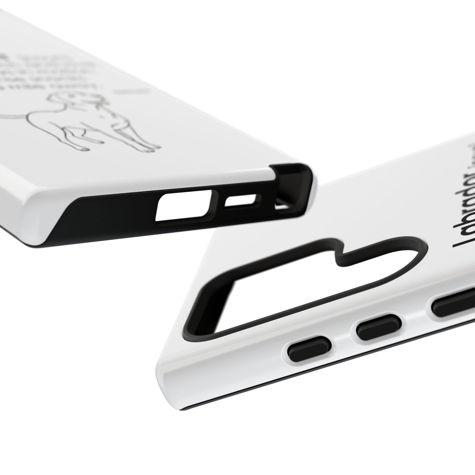 Labrador Definition Phone Case | Minimalist Dog Lover Gift | Glossy Tough iPhone, Samsung & Pixel Cover - Image 102