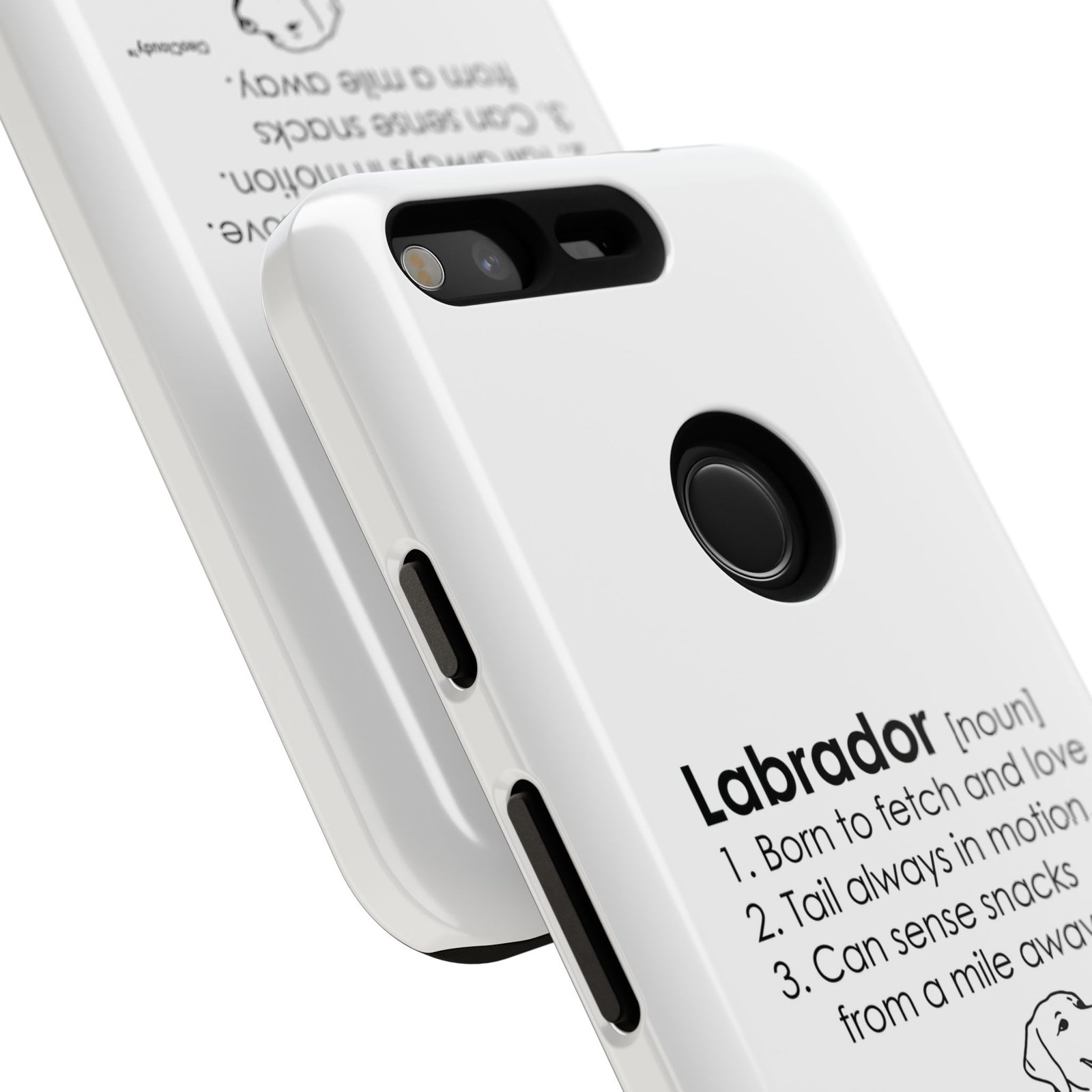 Labrador Definition Phone Case | Minimalist Dog Lover Gift | Glossy Tough iPhone, Samsung & Pixel Cover - Image 153