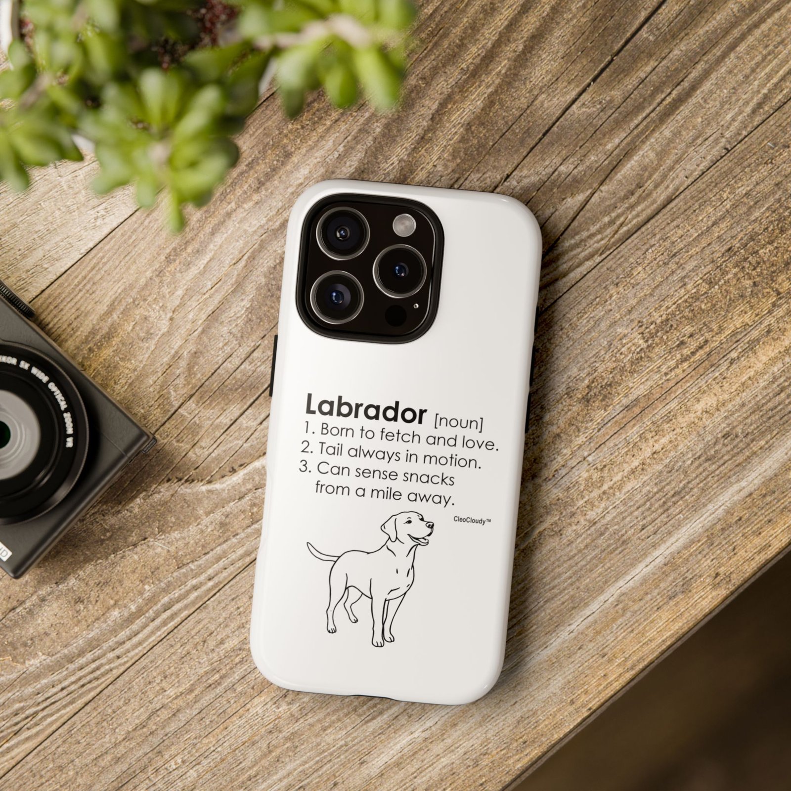 Labrador Definition Phone Case | Minimalist Dog Lover Gift | Glossy Tough iPhone, Samsung & Pixel Cover - Image 123