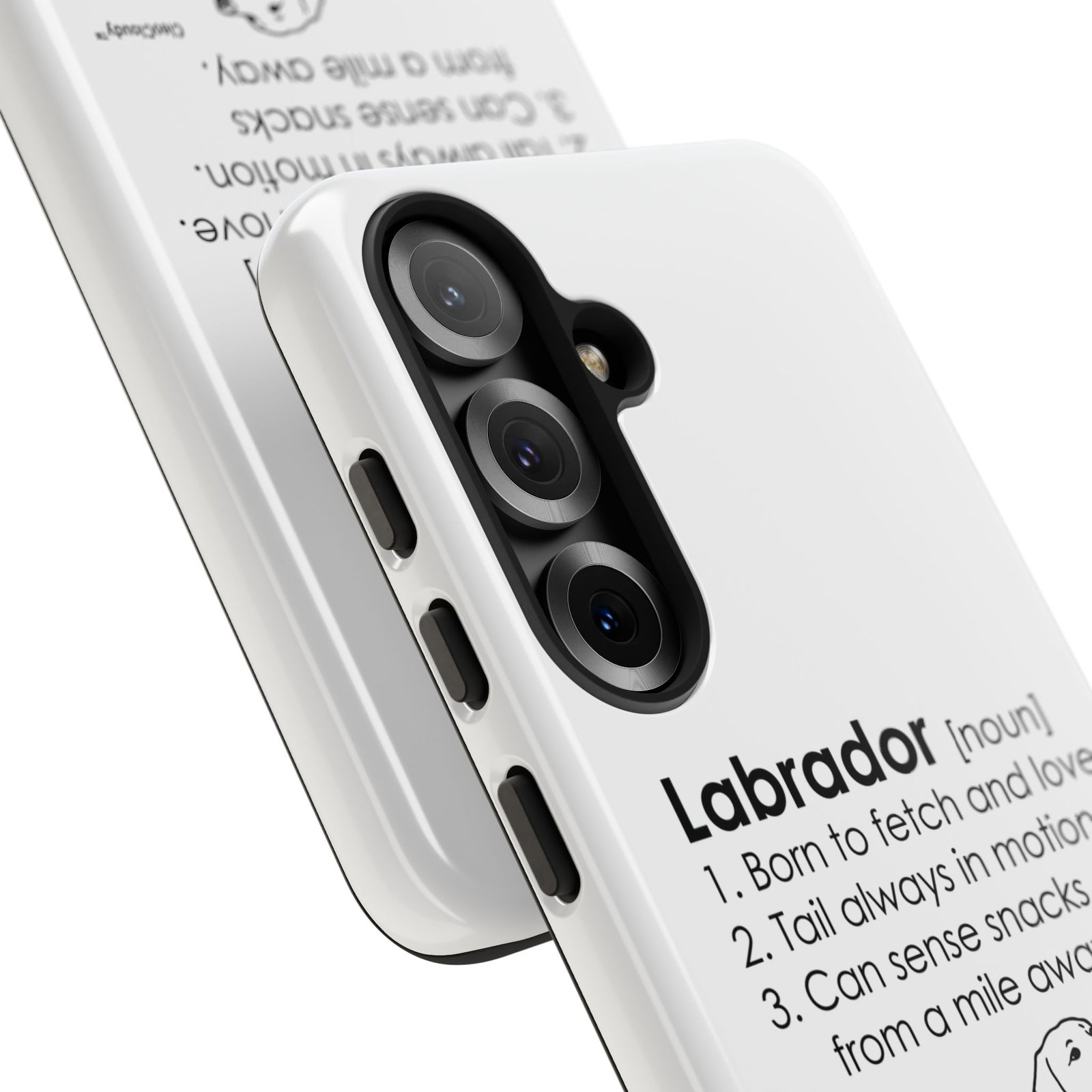 Labrador Definition Phone Case | Minimalist Dog Lover Gift | Glossy Tough iPhone, Samsung & Pixel Cover - Image 159