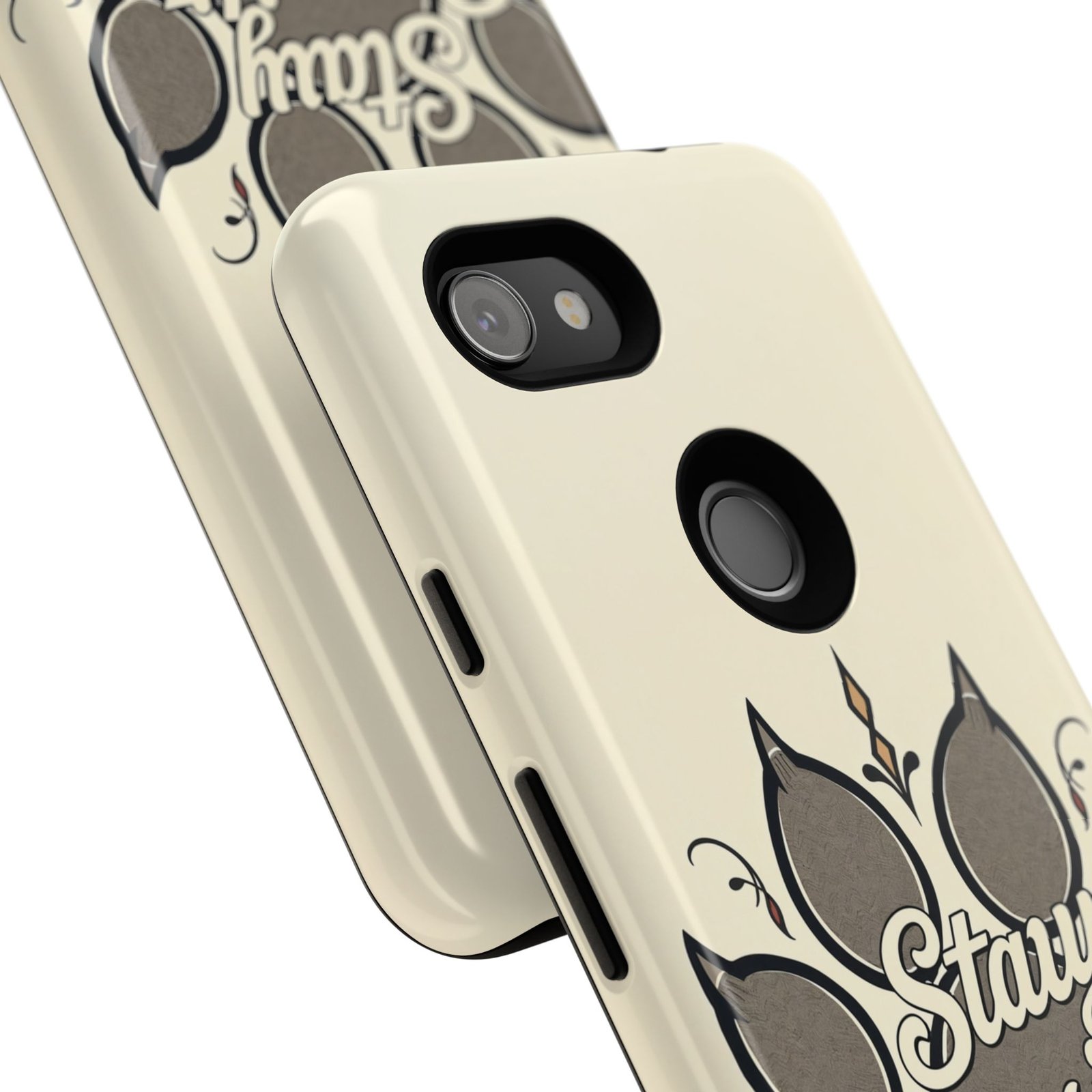 Stay Pawsitive Floral Paw Phone Case | Dog Lover Gift | Glossy Tough iPhone, Samsung & Pixel Cover - Image 147