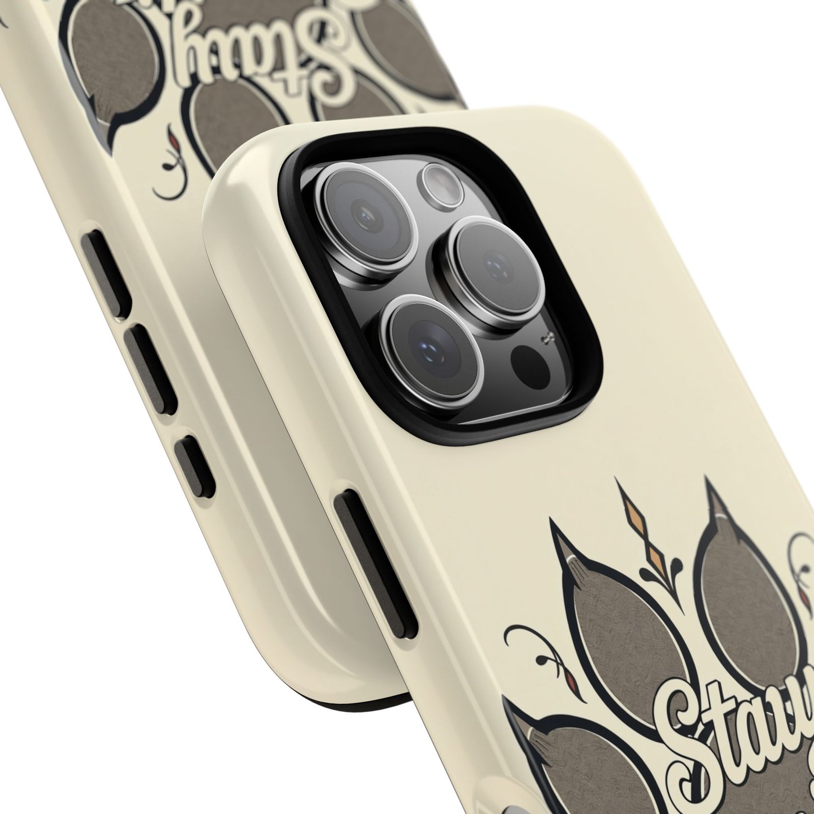 Stay Pawsitive Floral Paw Phone Case | Dog Lover Gift | Glossy Tough iPhone, Samsung & Pixel Cover - Image 121