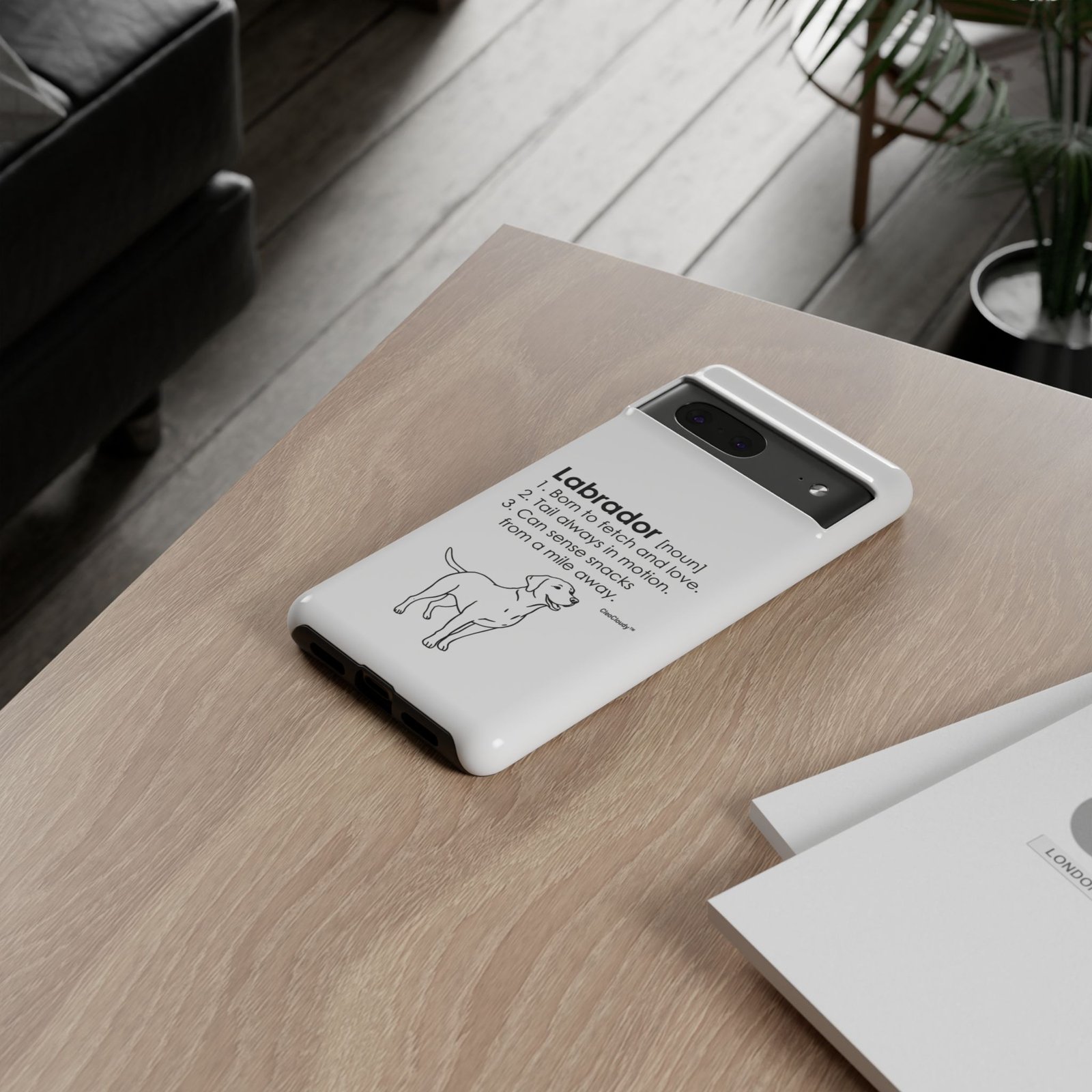 Labrador Definition Phone Case | Minimalist Dog Lover Gift | Glossy Tough iPhone, Samsung & Pixel Cover - Image 75