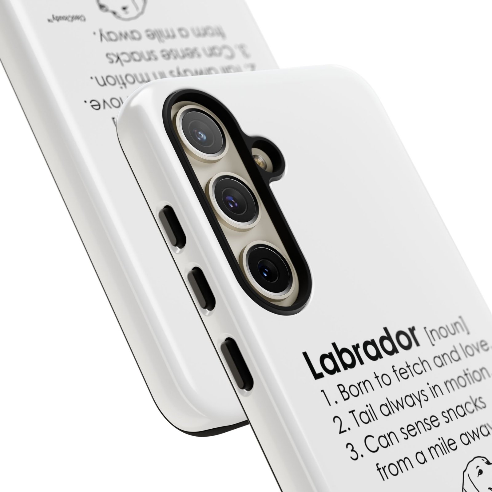 Labrador Definition Phone Case | Minimalist Dog Lover Gift | Glossy Tough iPhone, Samsung & Pixel Cover - Image 97