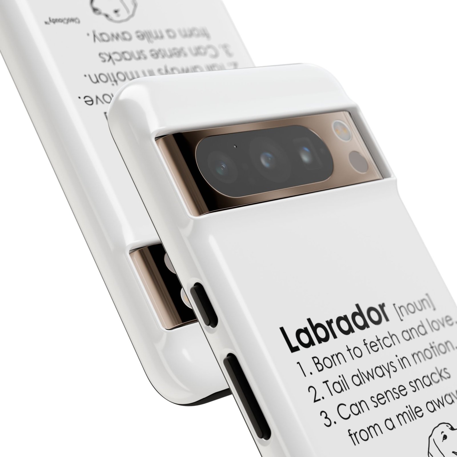 Labrador Definition Phone Case | Minimalist Dog Lover Gift | Glossy Tough iPhone, Samsung & Pixel Cover - Image 105