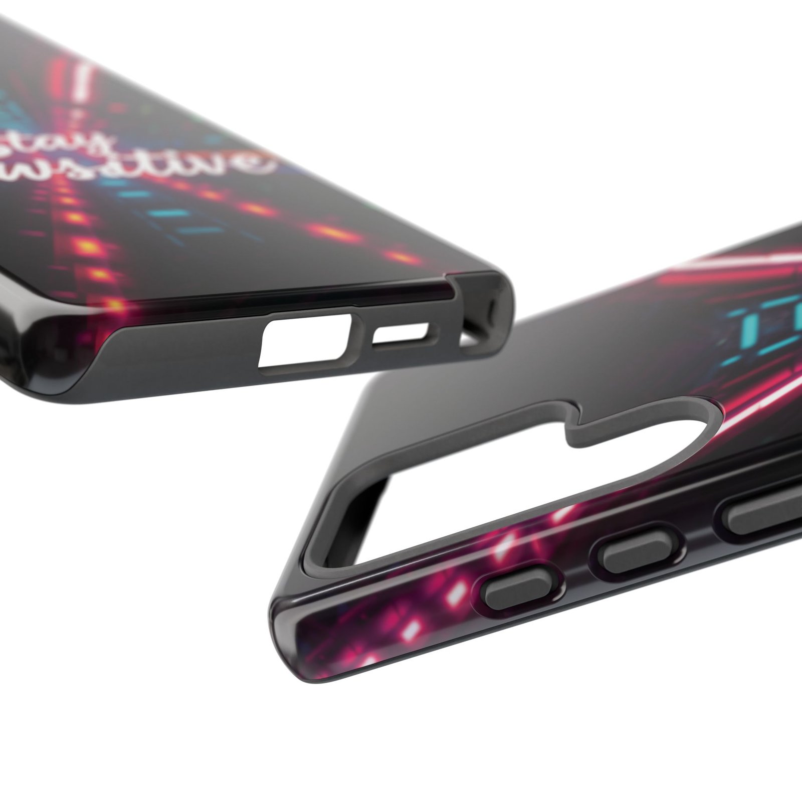 Stay Pawsitive Cyber Tunnel Phone Case | Futuristic Dog Lover Gift | Glossy Tough iPhone, Samsung & Pixel Cover - Image 168