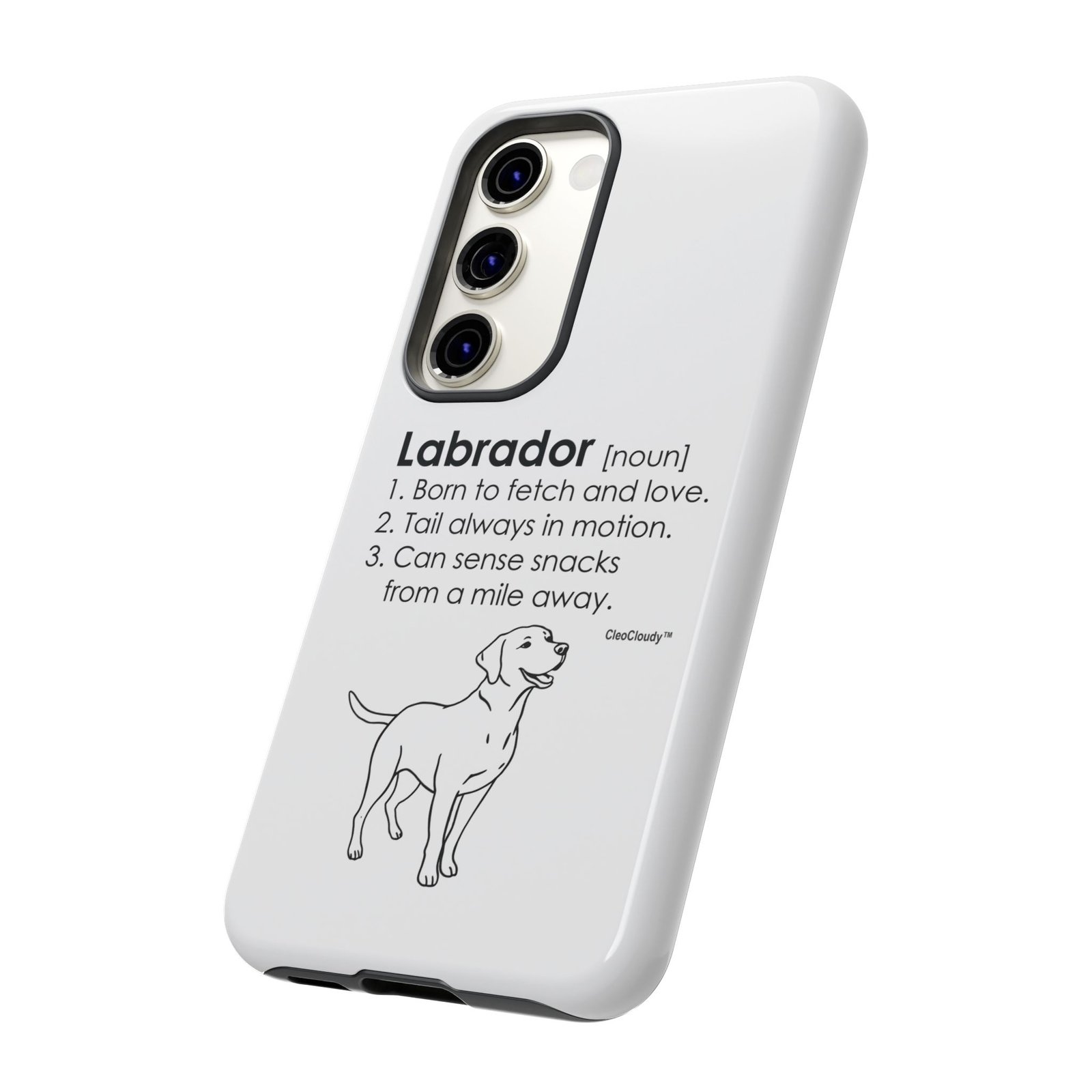Labrador Definition Phone Case | Minimalist Dog Lover Gift | Glossy Tough iPhone, Samsung & Pixel Cover - Image 61