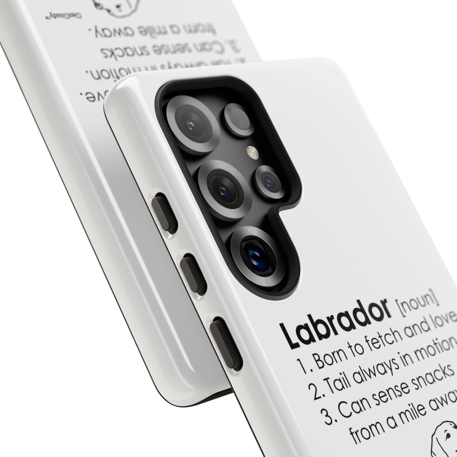 Labrador Definition Phone Case | Minimalist Dog Lover Gift | Glossy Tough iPhone, Samsung & Pixel Cover - Image 167