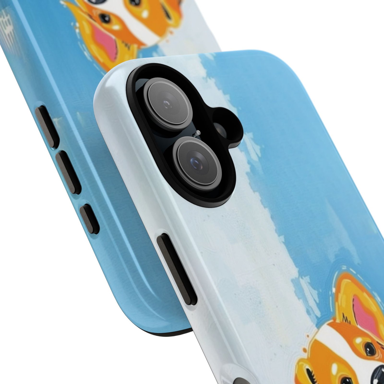 Stay Pawsitive Corgi Phone Case | Funny Dog Mom Gift, Cute Pet Lover iPhone & Samsung Cover | CleoCloudy™ Glossy Protective Case - Image 113