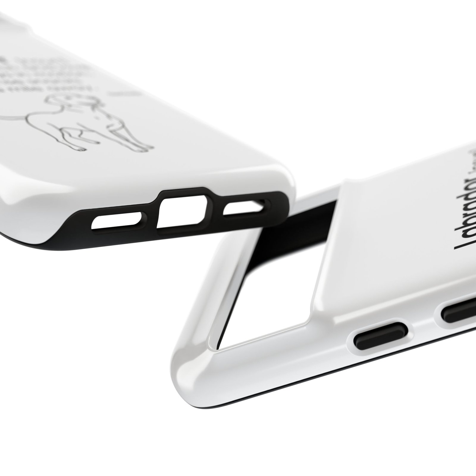 Labrador Definition Phone Case | Minimalist Dog Lover Gift | Glossy Tough iPhone, Samsung & Pixel Cover - Image 110