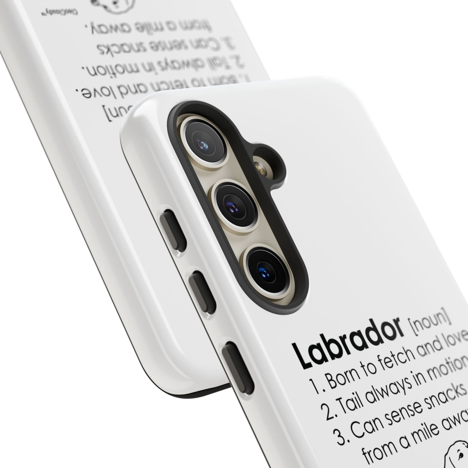 Labrador Definition Phone Case | Minimalist Dog Lover Gift | Glossy Tough iPhone, Samsung & Pixel Cover - Image 93