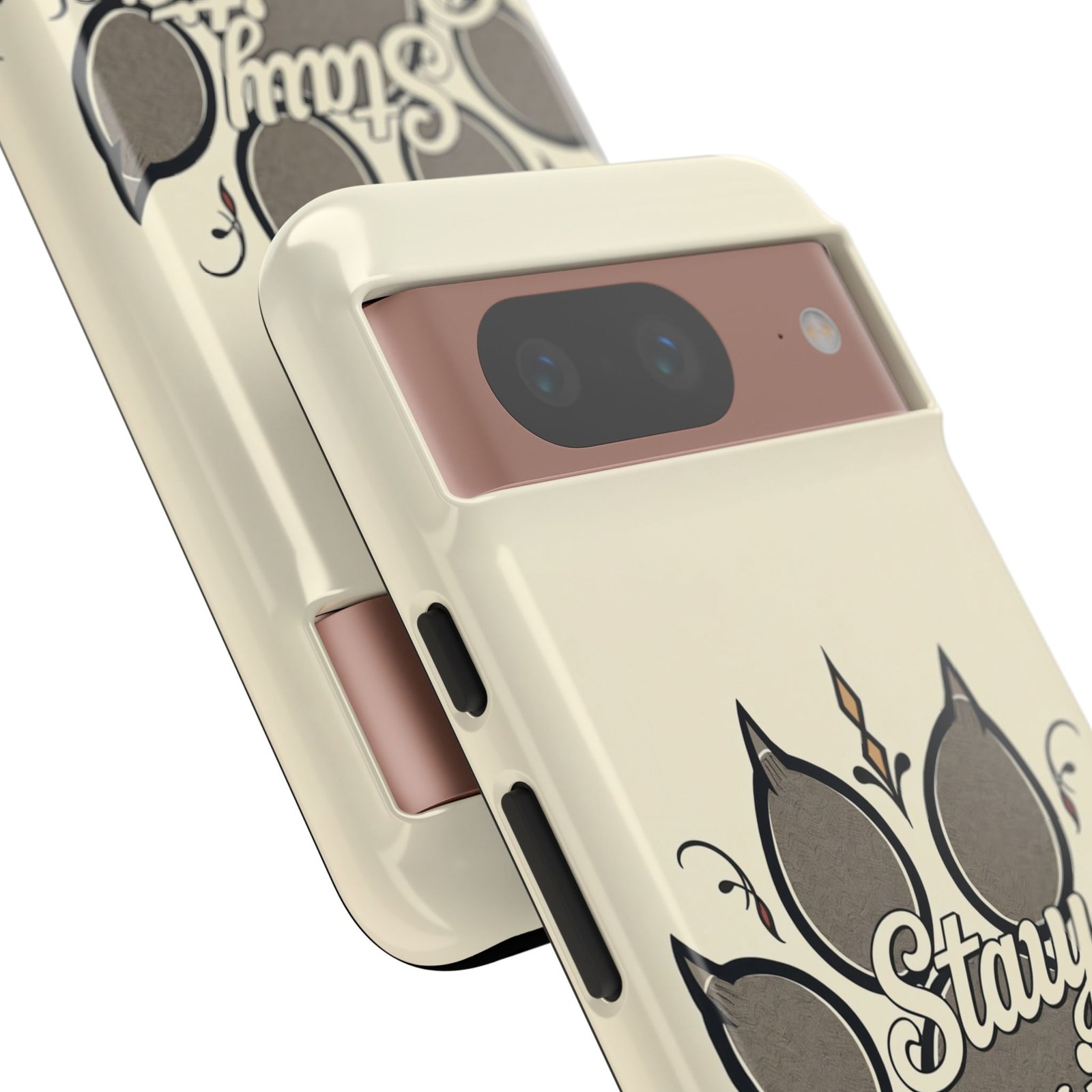 Stay Pawsitive Floral Paw Phone Case | Dog Lover Gift | Glossy Tough iPhone, Samsung & Pixel Cover - Image 109