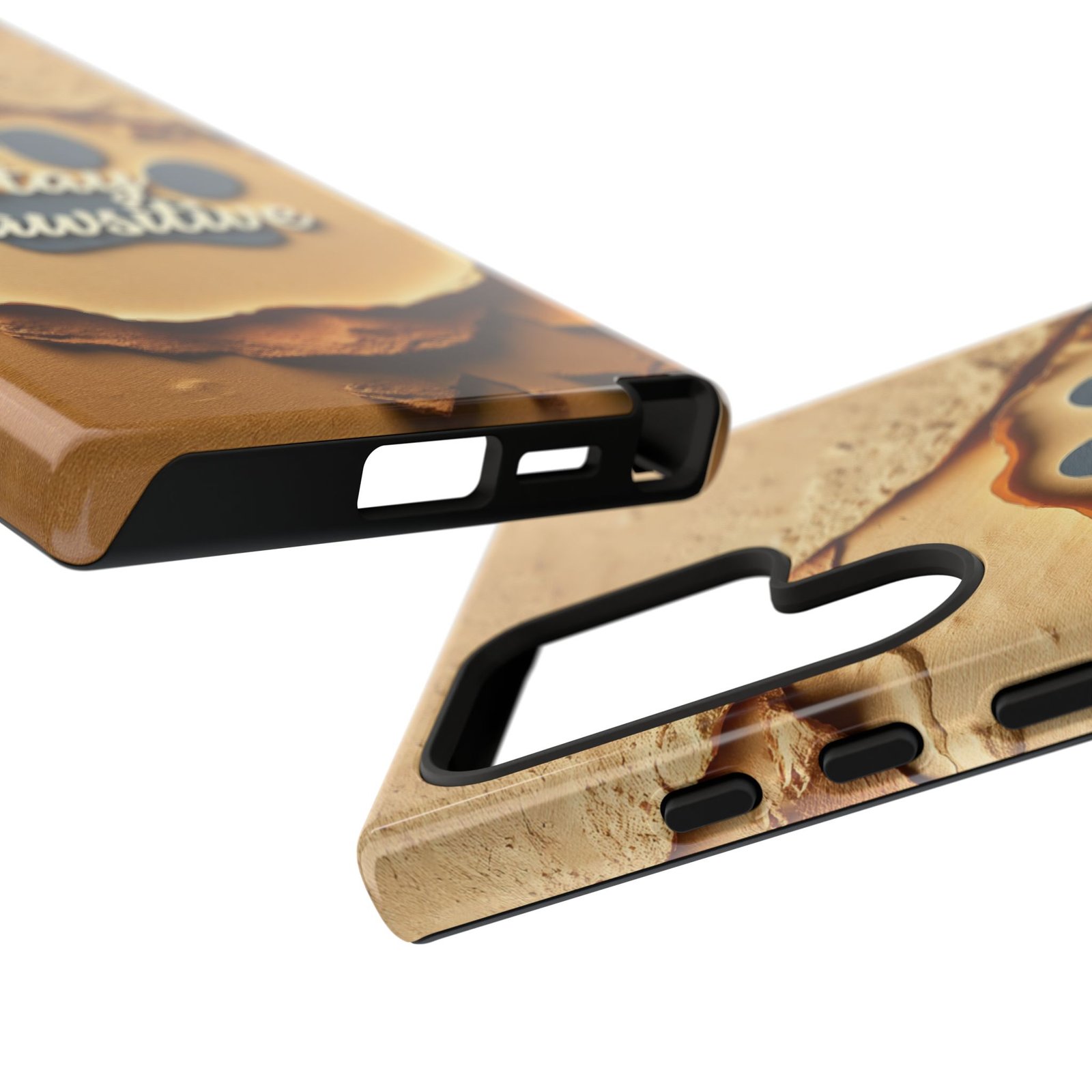 Stay Pawsitive Sand Paw Phone Case | Warm Earth-Tone Dog Lover Gift | Glossy Tough iPhone, Samsung & Pixel Cover - Image 103