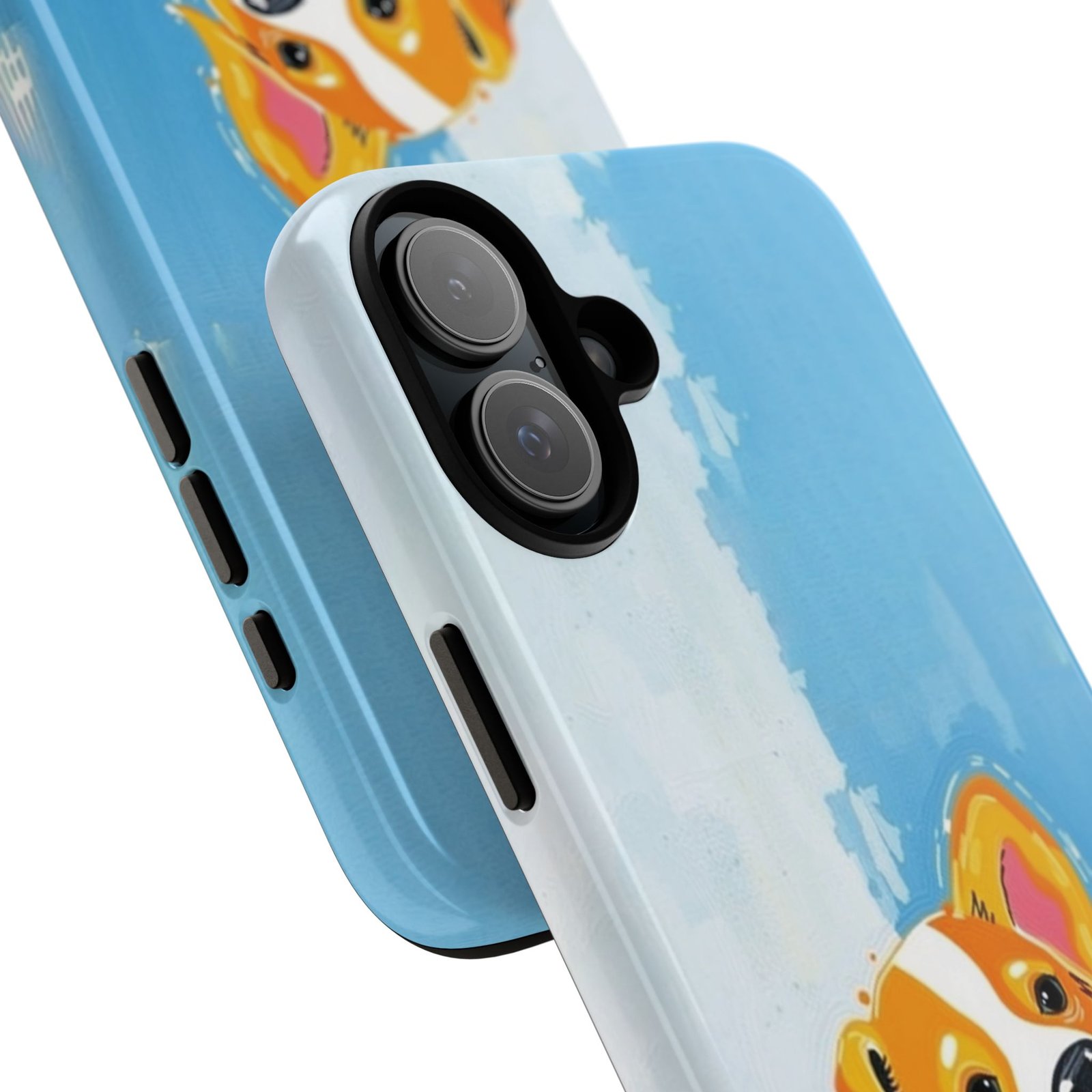 Stay Pawsitive Corgi Phone Case | Funny Dog Mom Gift, Cute Pet Lover iPhone & Samsung Cover | CleoCloudy™ Glossy Protective Case - Image 117