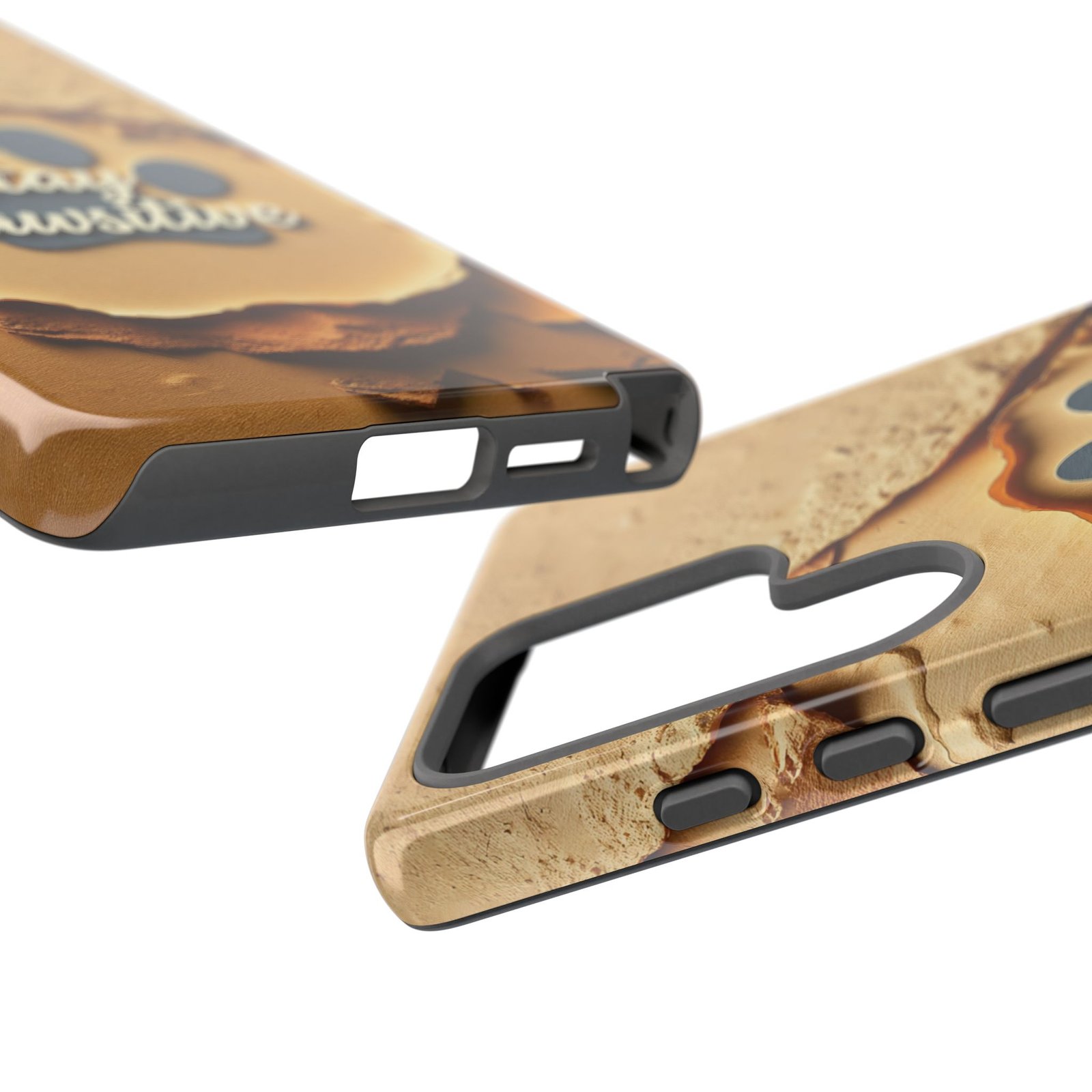 Stay Pawsitive Sand Paw Phone Case | Warm Earth-Tone Dog Lover Gift | Glossy Tough iPhone, Samsung & Pixel Cover - Image 169