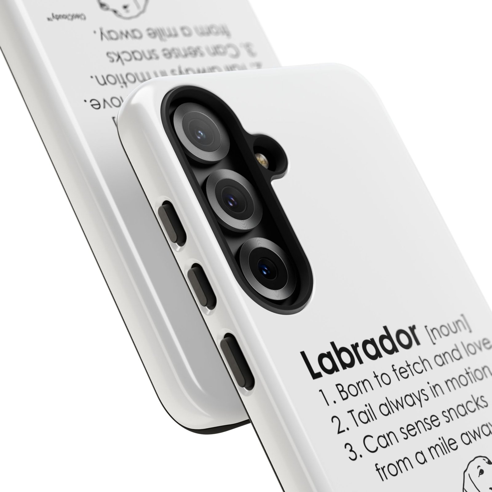 Labrador Definition Phone Case | Minimalist Dog Lover Gift | Glossy Tough iPhone, Samsung & Pixel Cover - Image 163