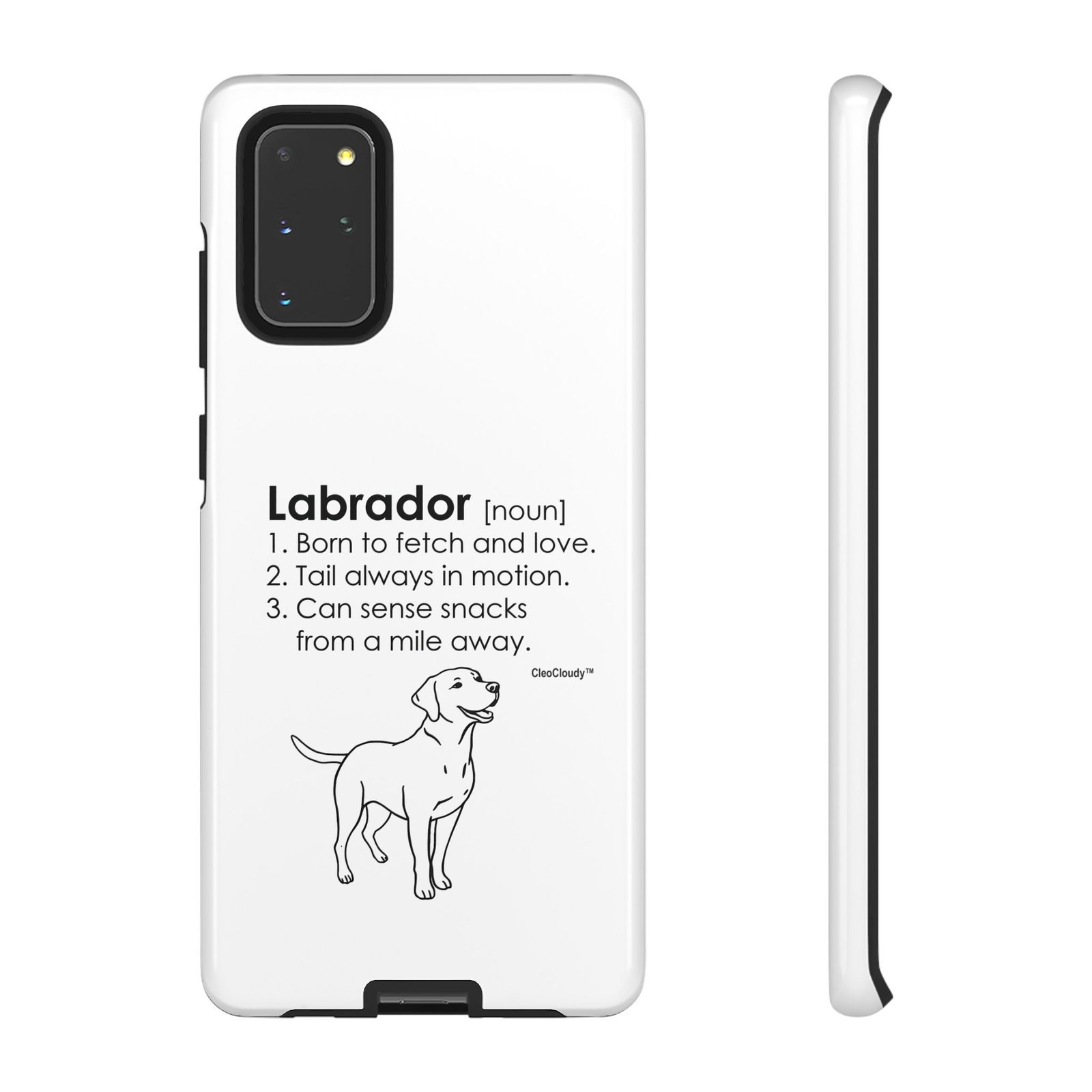 Labrador Definition Phone Case | Minimalist Dog Lover Gift | Glossy Tough iPhone, Samsung & Pixel Cover - Image 15