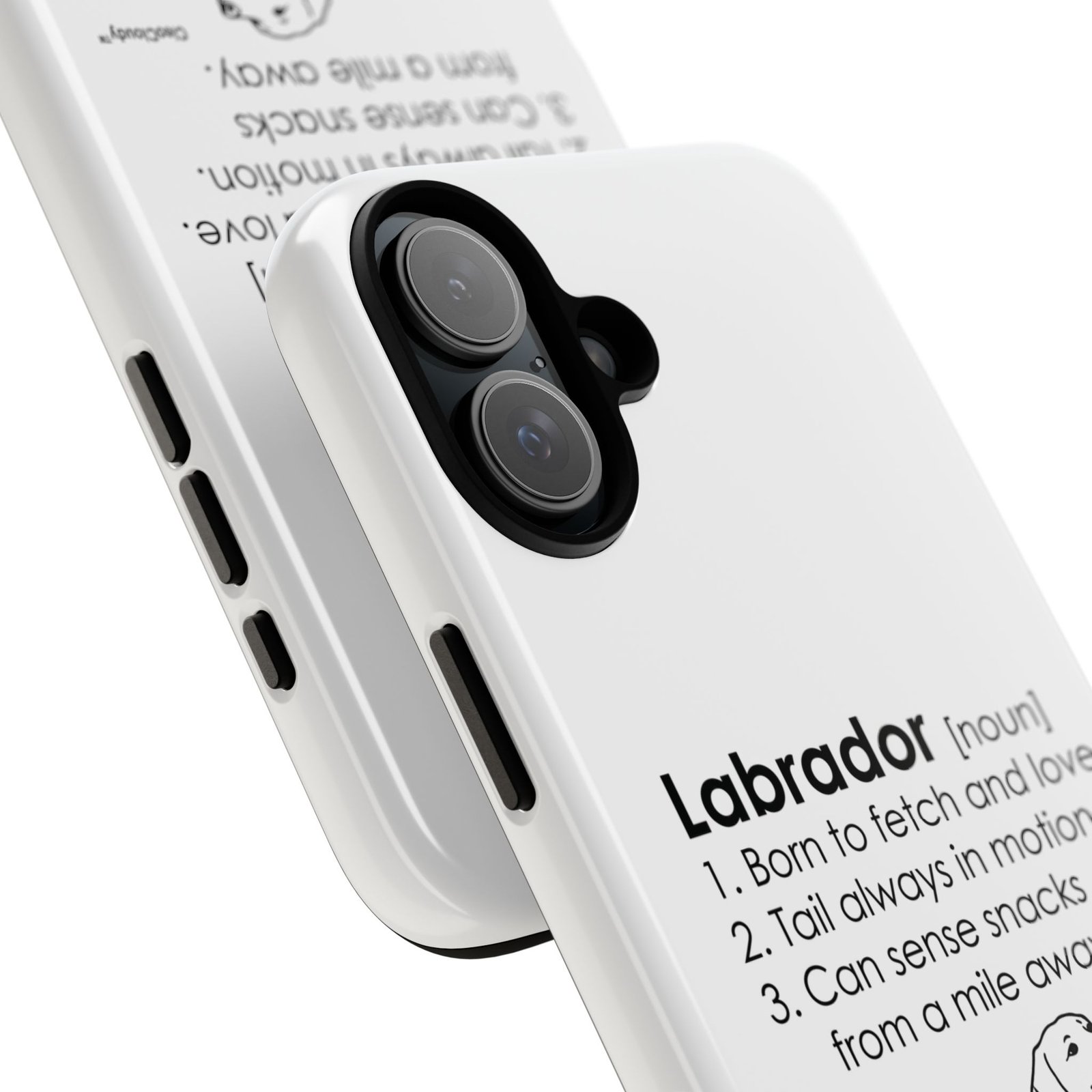 Labrador Definition Phone Case | Minimalist Dog Lover Gift | Glossy Tough iPhone, Samsung & Pixel Cover - Image 117