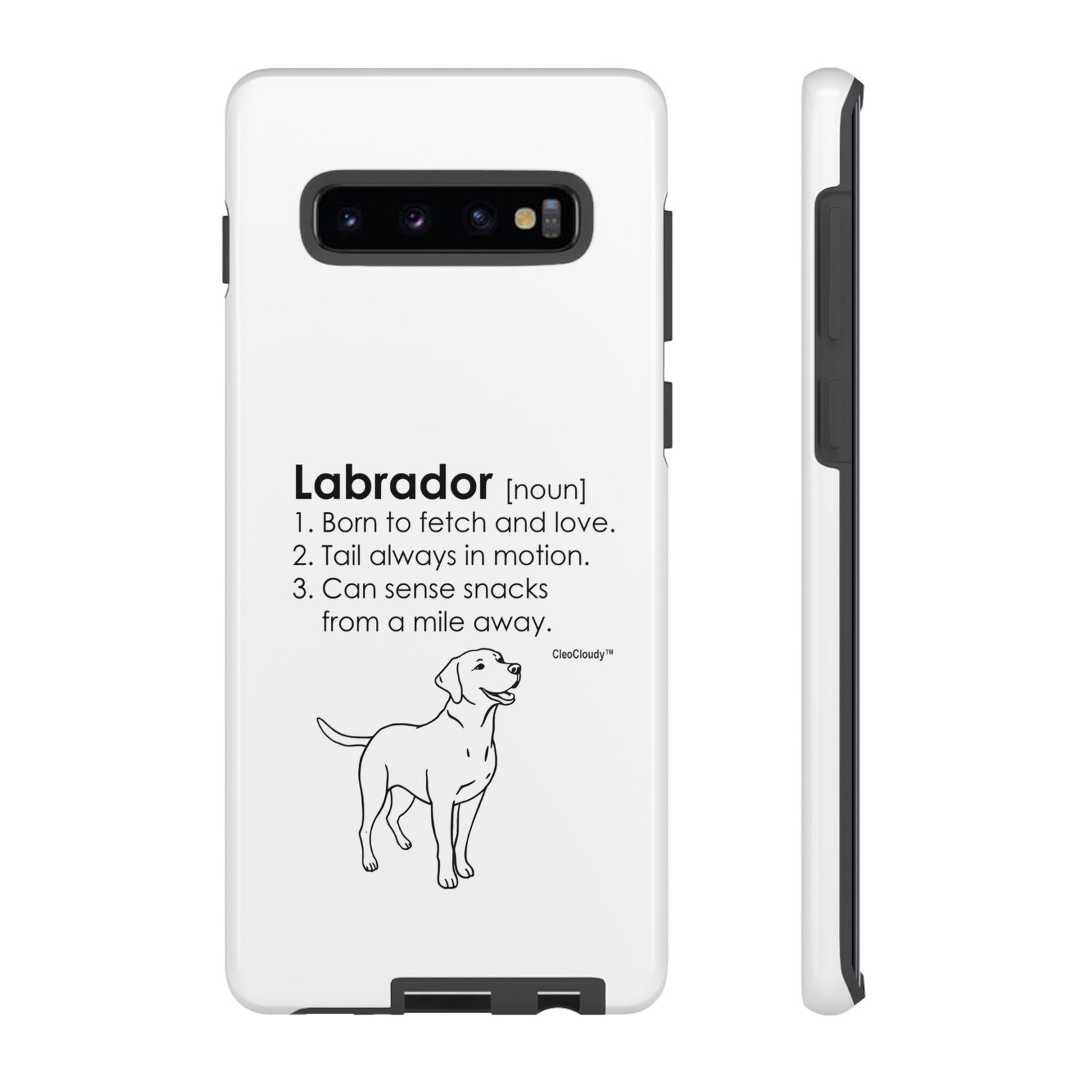 Labrador Definition Phone Case | Minimalist Dog Lover Gift | Glossy Tough iPhone, Samsung & Pixel Cover - Image 8