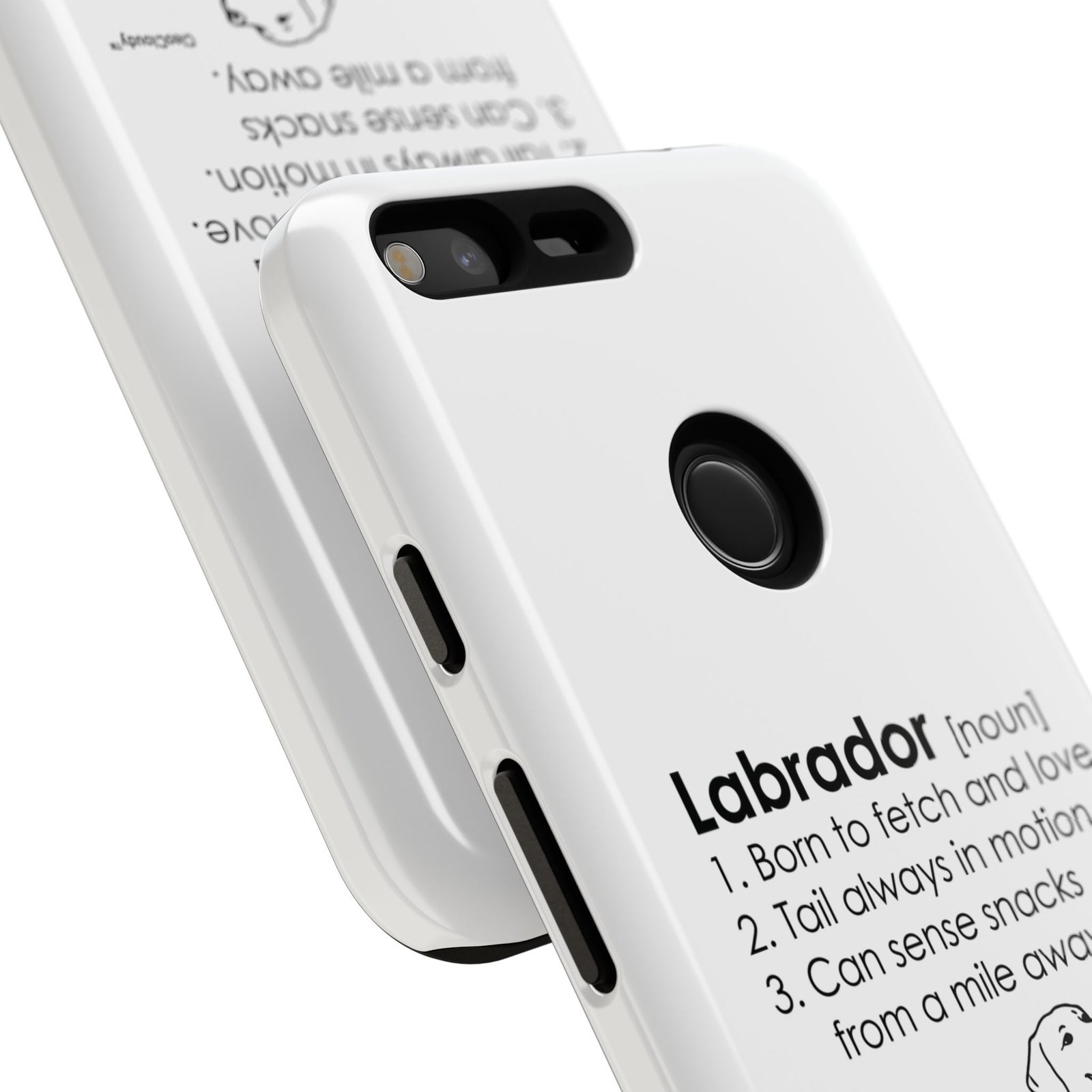 Labrador Definition Phone Case | Minimalist Dog Lover Gift | Glossy Tough iPhone, Samsung & Pixel Cover - Image 156