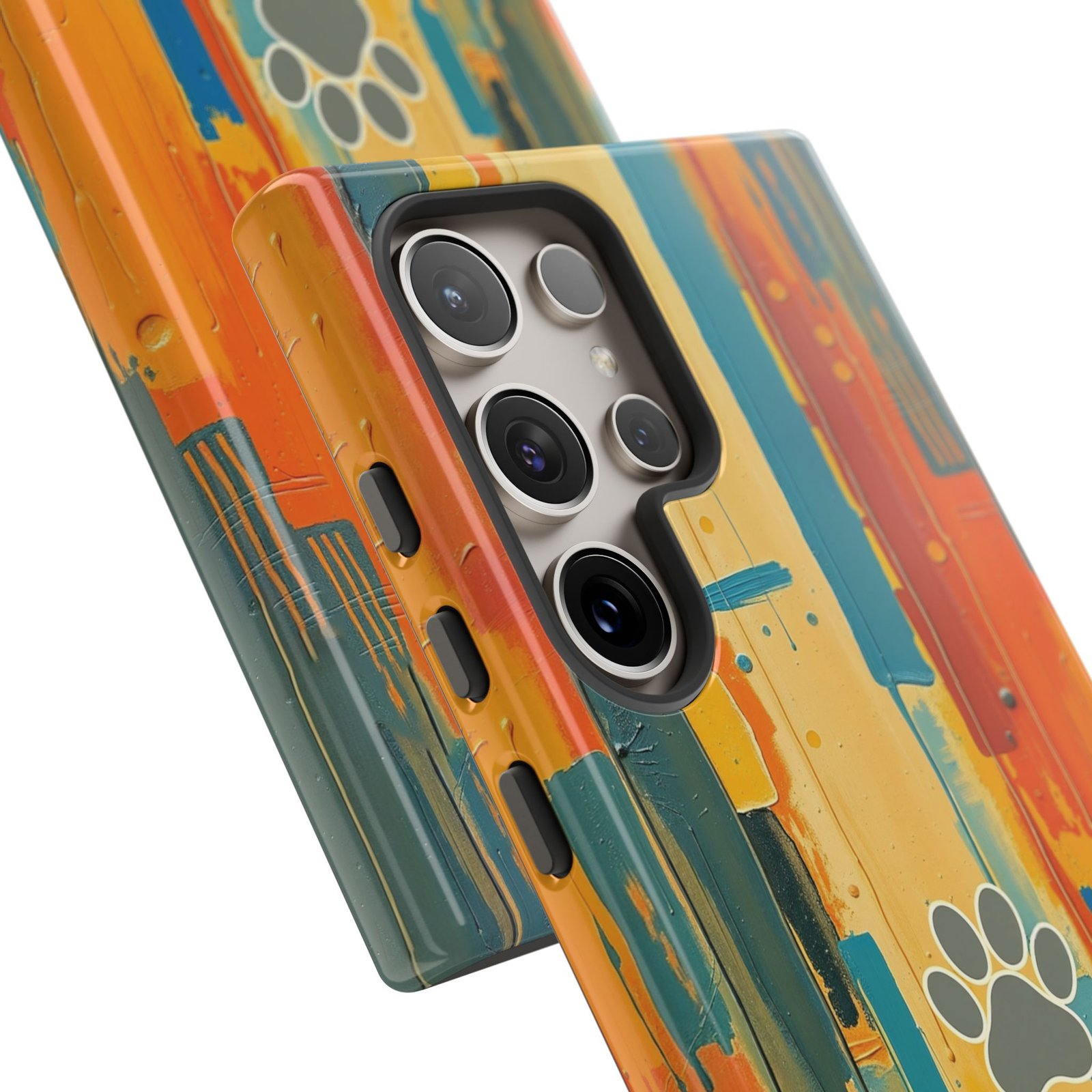 Stay Pawsitive Abstract Paw Phone Case | Dog Lover Gift | Glossy Tough iPhone, Samsung & Pixel Cover - Image 101