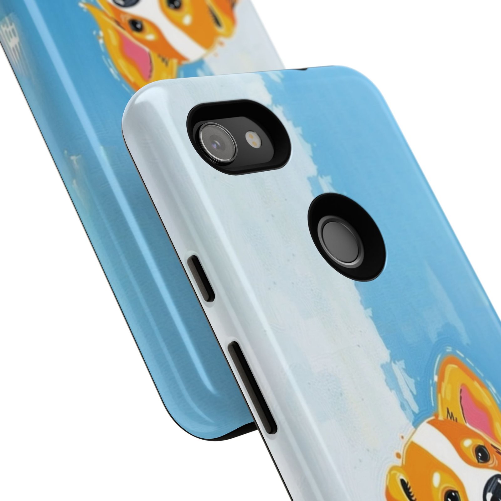 Stay Pawsitive Corgi Phone Case | Funny Dog Mom Gift, Cute Pet Lover iPhone & Samsung Cover | CleoCloudy™ Glossy Protective Case - Image 150