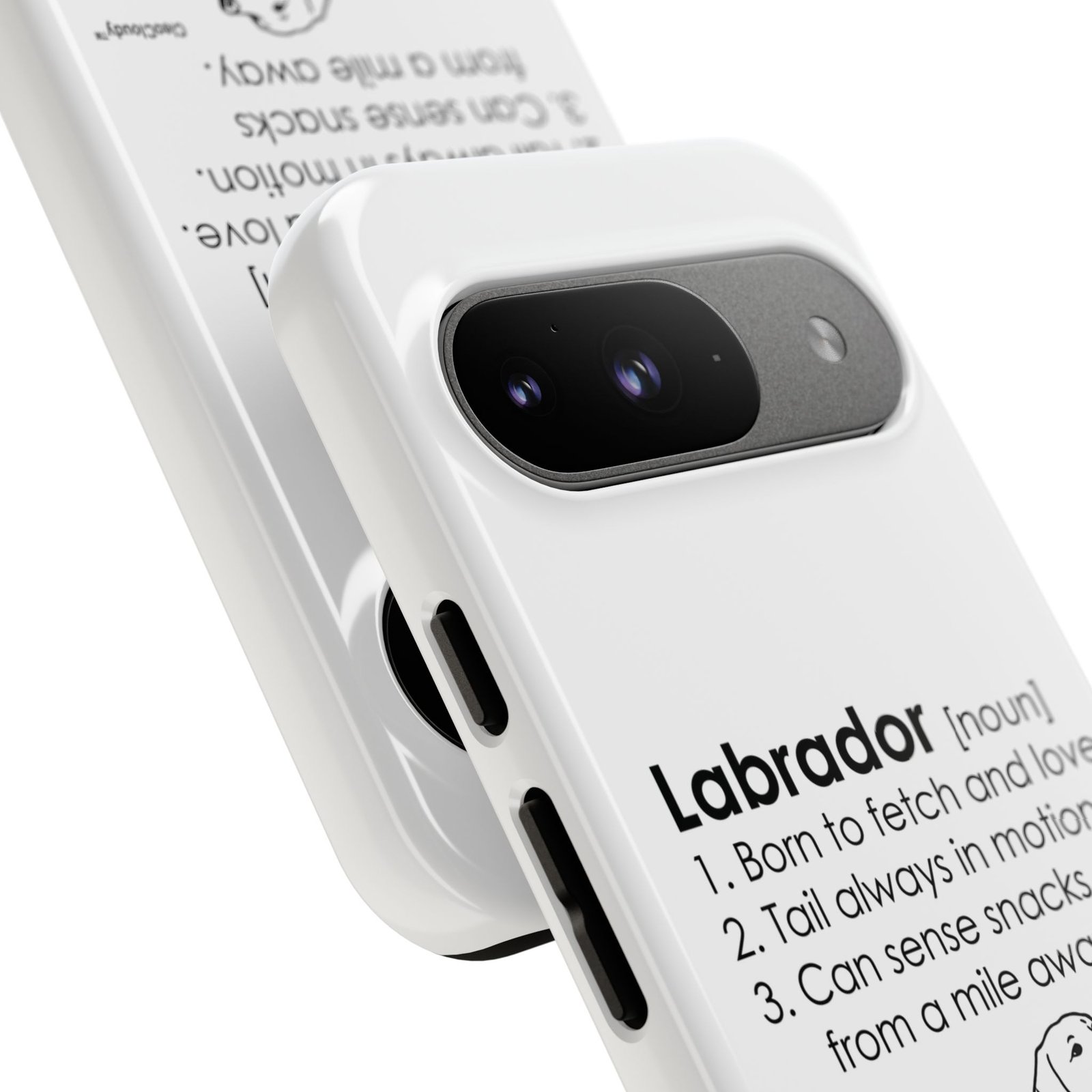 Labrador Definition Phone Case | Minimalist Dog Lover Gift | Glossy Tough iPhone, Samsung & Pixel Cover - Image 129