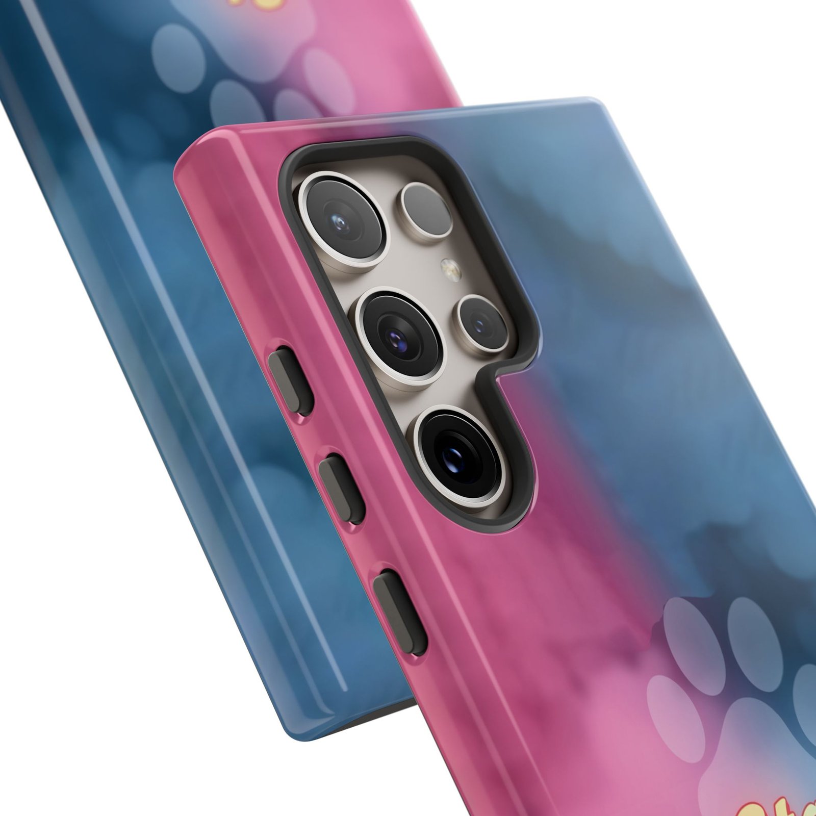 Stay Pawsitive Neon Paw Phone Case | Colorful Dog Lover Gift | Glossy Tough iPhone, Samsung & Pixel Cover - Image 101