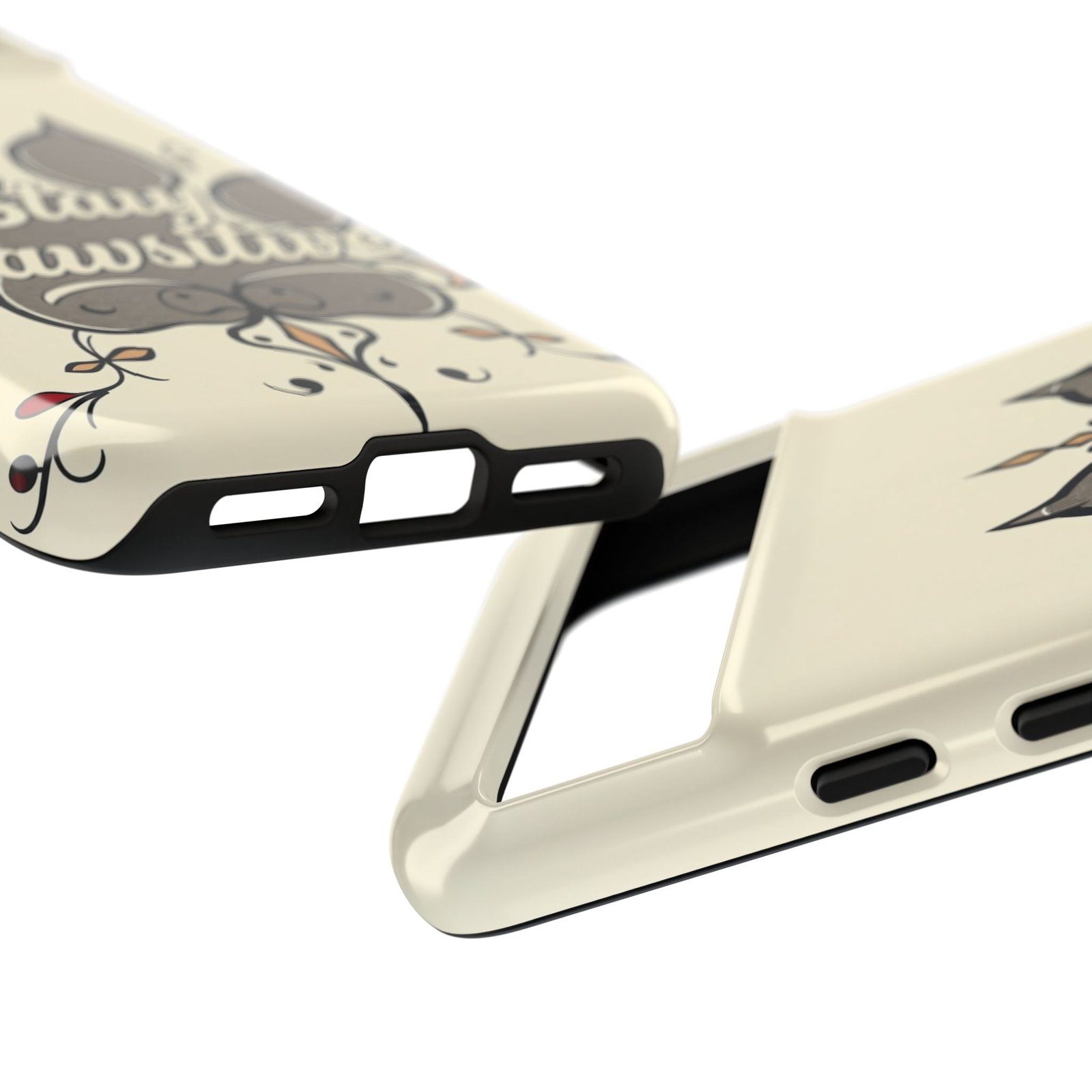 Stay Pawsitive Floral Paw Phone Case | Dog Lover Gift | Glossy Tough iPhone, Samsung & Pixel Cover - Image 110