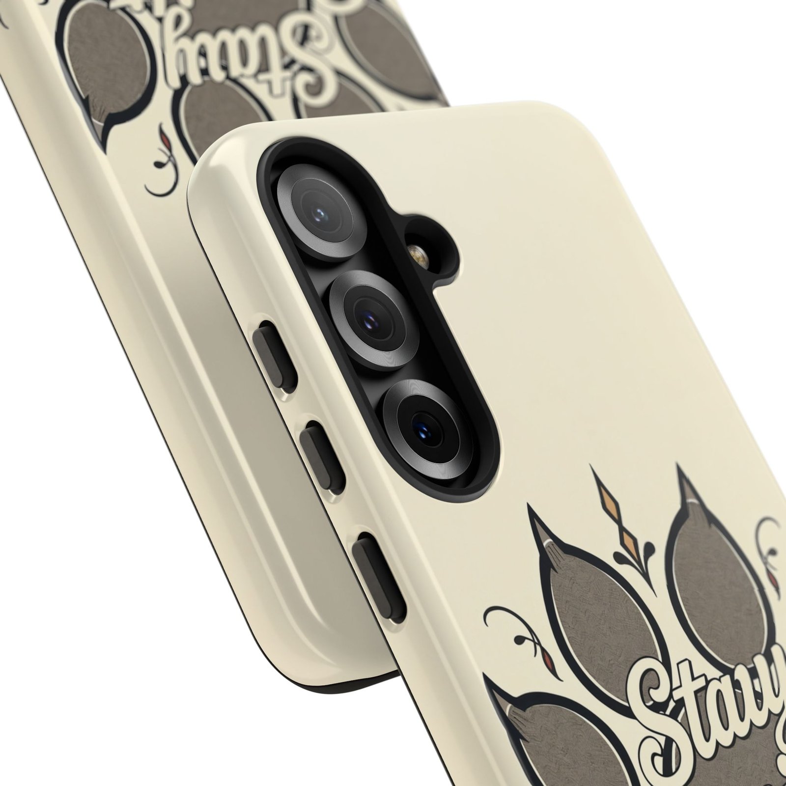 Stay Pawsitive Floral Paw Phone Case | Dog Lover Gift | Glossy Tough iPhone, Samsung & Pixel Cover - Image 163