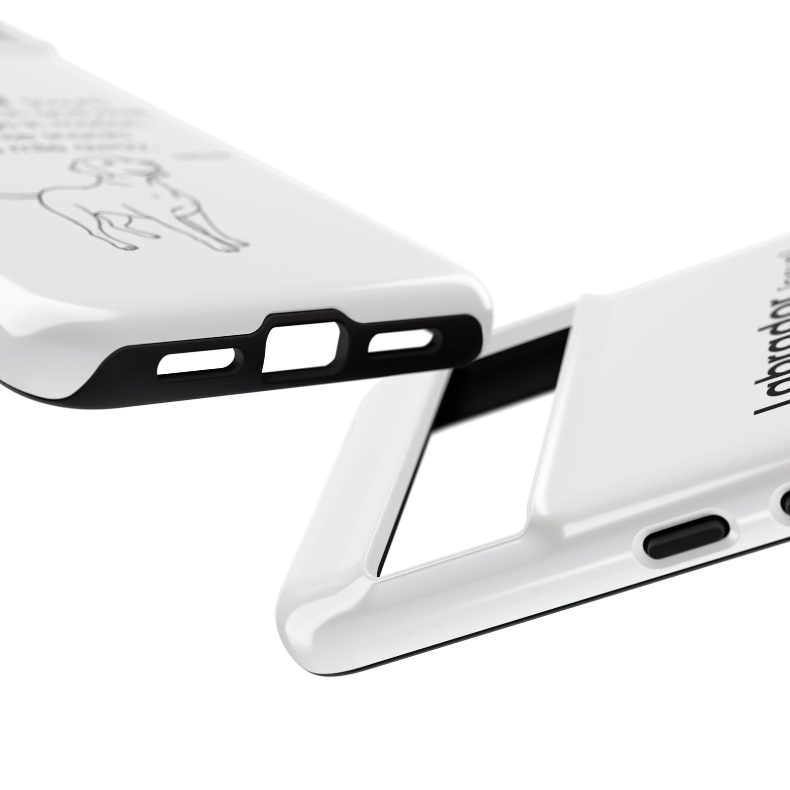 Labrador Definition Phone Case | Minimalist Dog Lover Gift | Glossy Tough iPhone, Samsung & Pixel Cover - Image 106